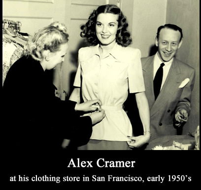 Alex Cramer at his clothing store